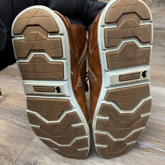 Bullboxer Adyn Cap Toe Brown Leather Side Zip Ankle Boot Men's Size EU 45 - Picture 4 of 7